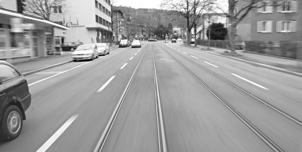 View from a Tram 2: Panasonic DMC-LX2; Developed with GIMP